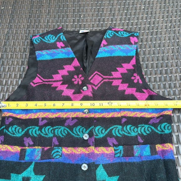 Vintage Tracy Evans Colorful Vest - Picture 9 of 10